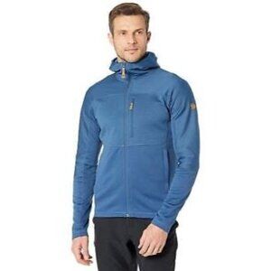 Fjallraven ABISKO TRAIL FLEECE men’s.  Uncle blue hiking outdoor athletic hoodie